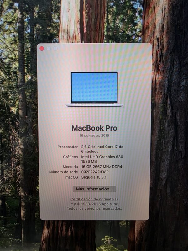 MacBookPro 2019 16" 16GB RAM 500SSD i7! - Imagen 3