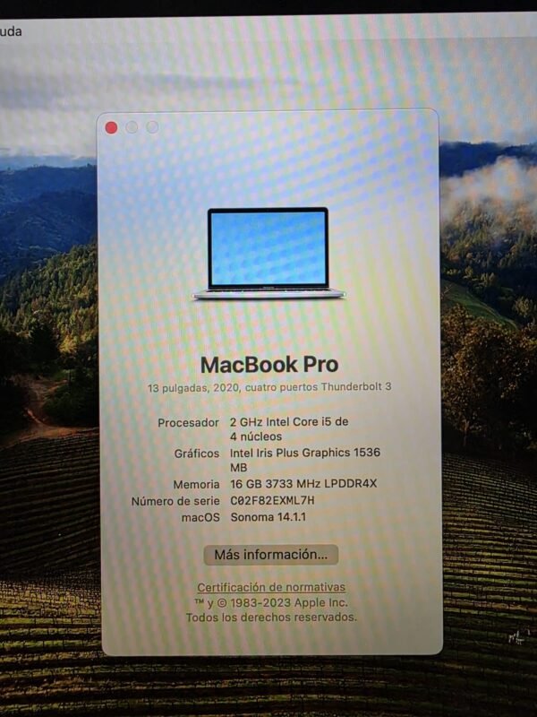 MacBookPro 2020 16GB RAM 500SSD i5 13"! - Imagen 3