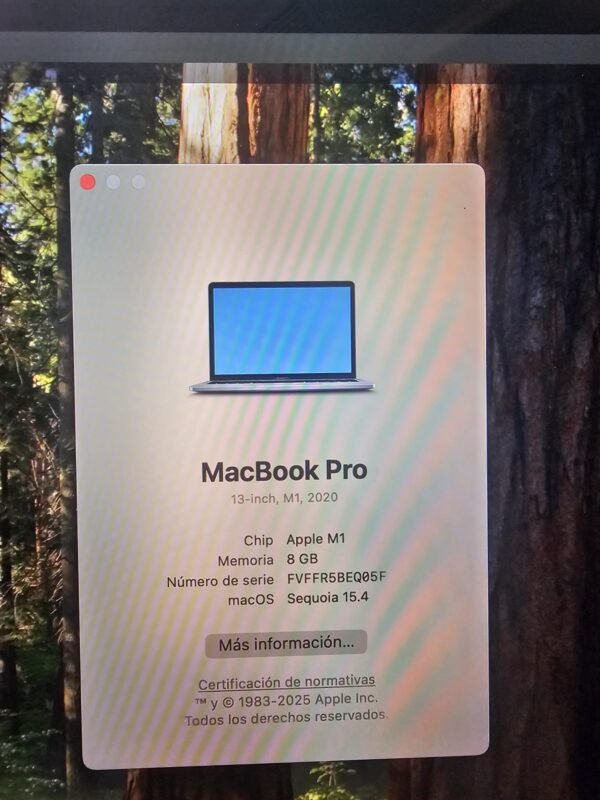 MacBookPro 2020 M1 8GB RAM 512SSD 13"! - Imagen 3