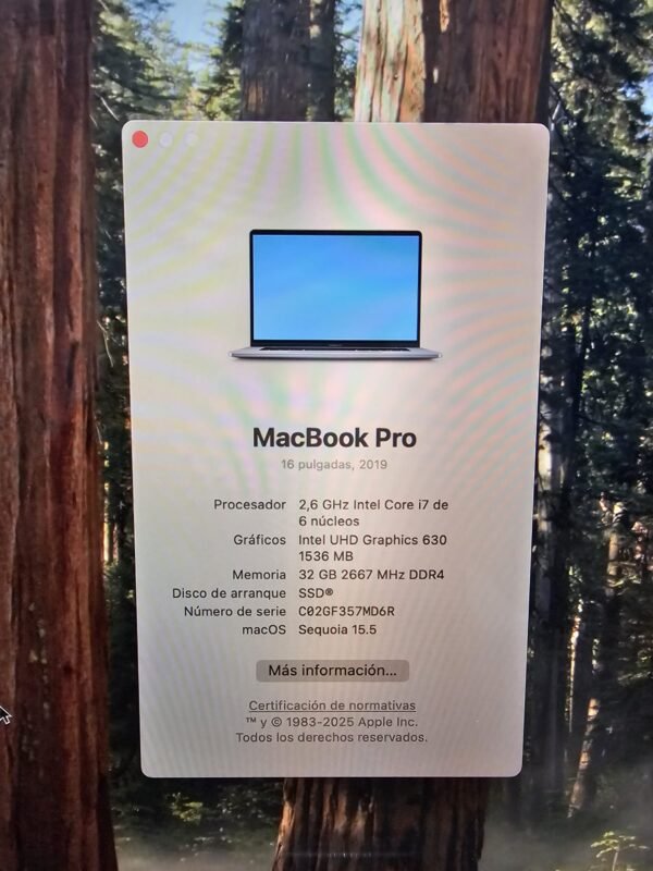 MacBookPro 2019 16" 32GB RAM 500SSD i7! - Imagen 3