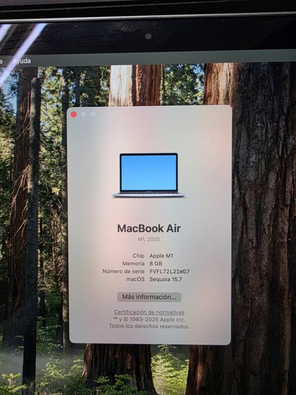 MacBook Air M1 2020 - 8GB RAM 500SSD 13"! - Imagen 4