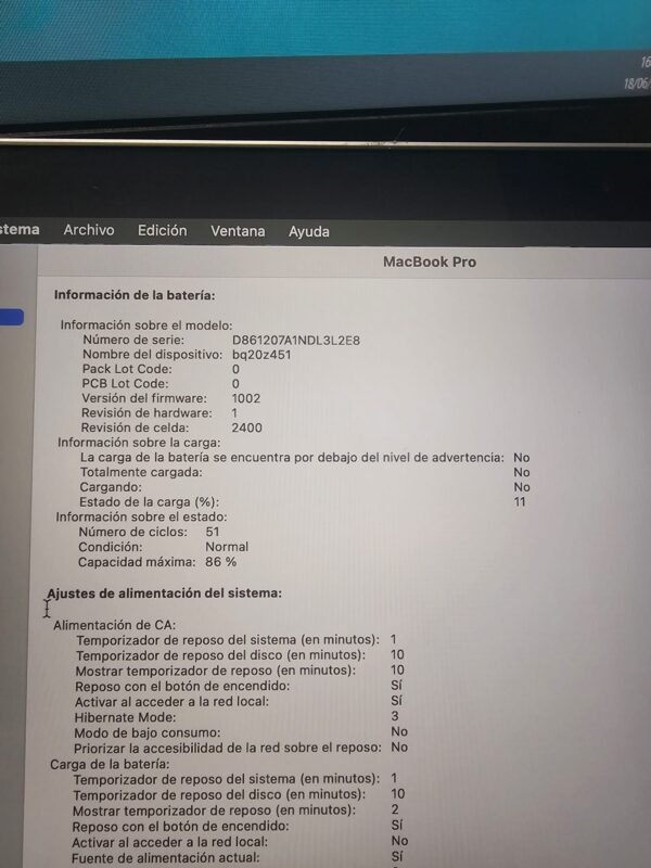 MacBookPro 2020 M1 8GB RAM 512SSD 13"! - Imagen 5
