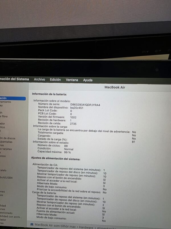 MacBook Air M1 2020 - 8GB RAM 500SSD 13"! - Imagen 6