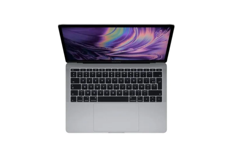 MacBook Pro 13 pulgadas (2016-2022) abierto, pantalla encendida
