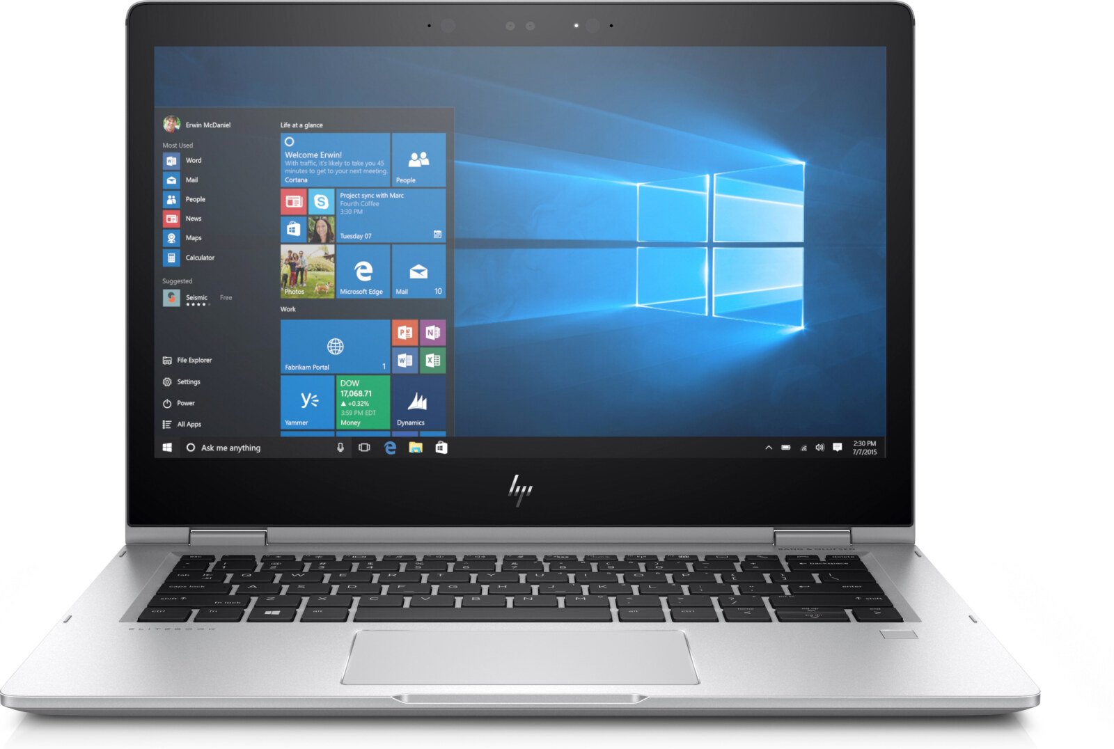 HP EliteBook x360 1030 G2 13" de segunda mano · vista 2 de 6
