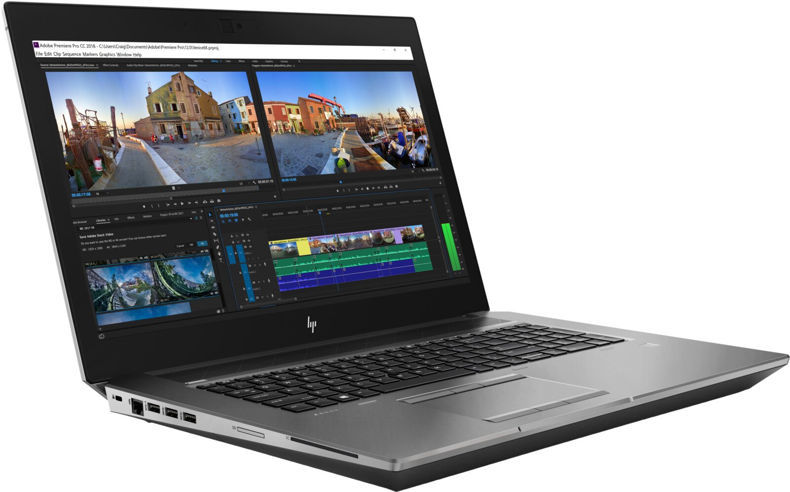 HP ZBook 17 G5 17" de segunda mano · vista 5 de 6